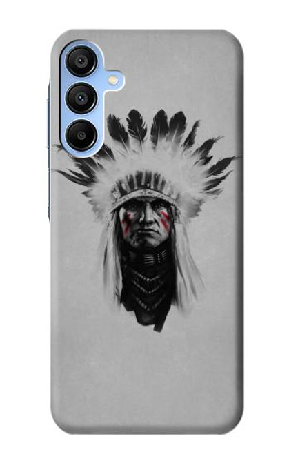 W0451 Indian Chief Hard Case and Leather Flip Case For Samsung Galaxy A15 5G