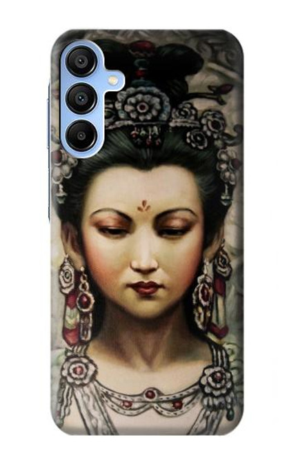 W0681 Guan Yin Hard Case and Leather Flip Case For Samsung Galaxy A15 5G
