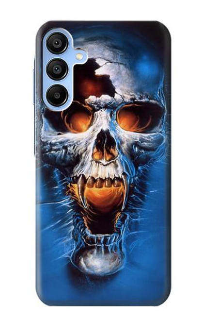 W1462 Vampire Skull Hard Case and Leather Flip Case For Samsung Galaxy A15 5G