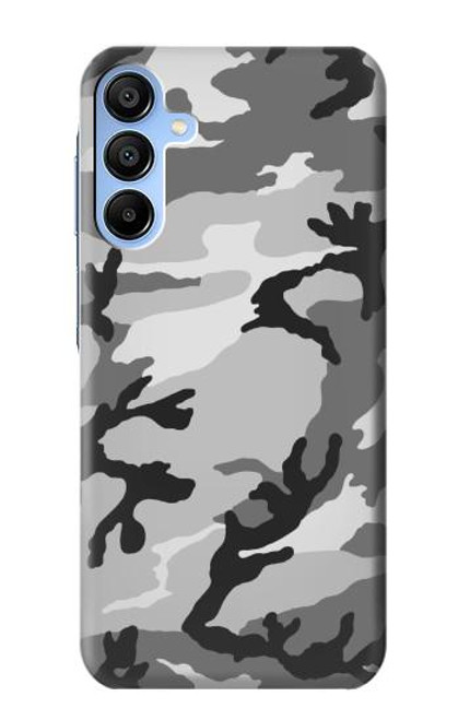 W1721 Snow Camouflage Graphic Printed Hard Case and Leather Flip Case For Samsung Galaxy A15 5G