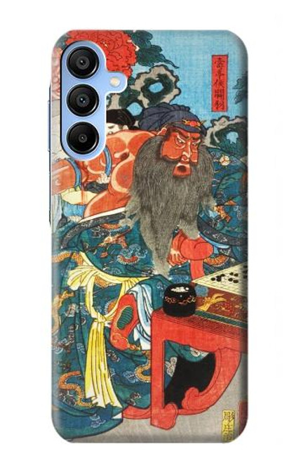 W1826 Utagawa Kuniyoshi Guan Yu Hard Case and Leather Flip Case For Samsung Galaxy A15 5G
