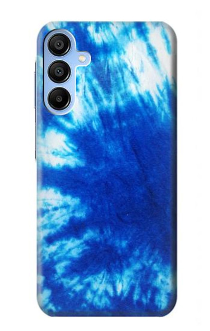 W1869 Tie Dye Blue Hard Case and Leather Flip Case For Samsung Galaxy A15 5G