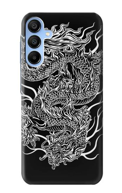 W1943 Dragon Tattoo Hard Case and Leather Flip Case For Samsung Galaxy A15 5G