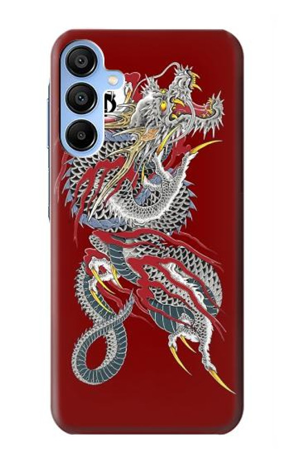 W2104 Yakuza Dragon Tattoo Hard Case and Leather Flip Case For Samsung Galaxy A15 5G