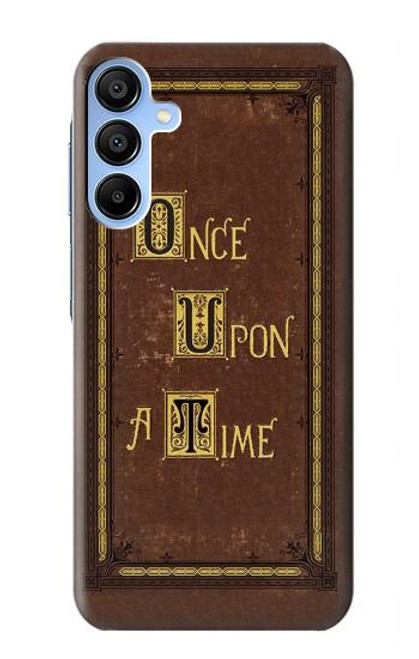 W2824 Once Upon a Time Book Cover Hard Case and Leather Flip Case For Samsung Galaxy A15 5G