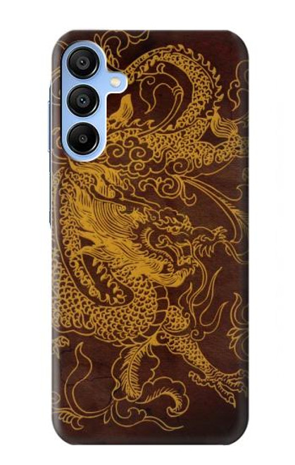 W2911 Chinese Dragon Hard Case and Leather Flip Case For Samsung Galaxy A15 5G