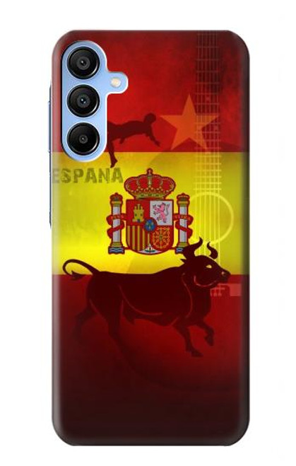 W2984 Spain Football Soccer Hard Case and Leather Flip Case For Samsung Galaxy A15 5G