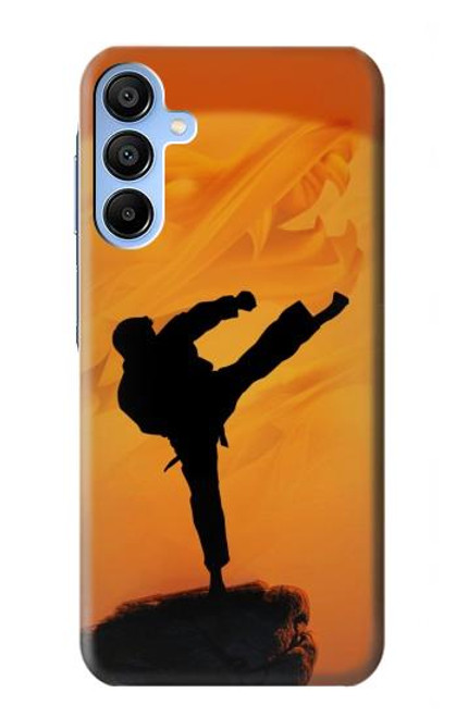 W3024 Kung Fu Karate Fighter Hard Case and Leather Flip Case For Samsung Galaxy A15 5G