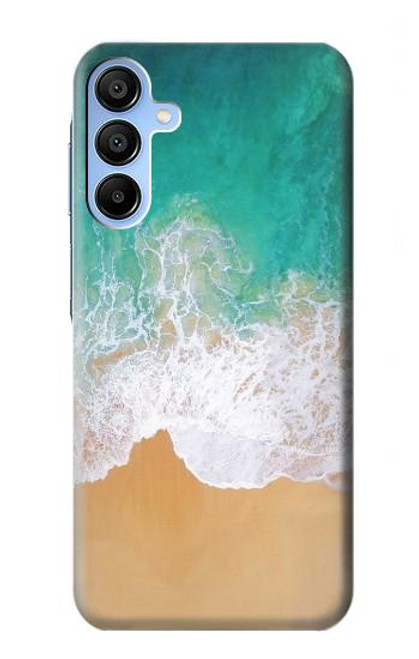 W3150 Sea Beach Hard Case and Leather Flip Case For Samsung Galaxy A15 5G