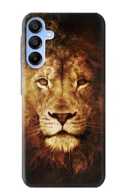 W3182 Lion Hard Case and Leather Flip Case For Samsung Galaxy A15 5G