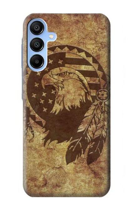 W3378 Native American Hard Case and Leather Flip Case For Samsung Galaxy A15 5G