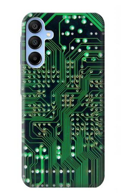 W3392 Electronics Board Circuit Graphic Hard Case and Leather Flip Case For Samsung Galaxy A15 5G