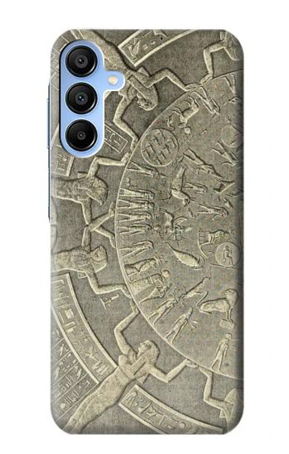 W3396 Dendera Zodiac Ancient Egypt Hard Case and Leather Flip Case For Samsung Galaxy A15 5G