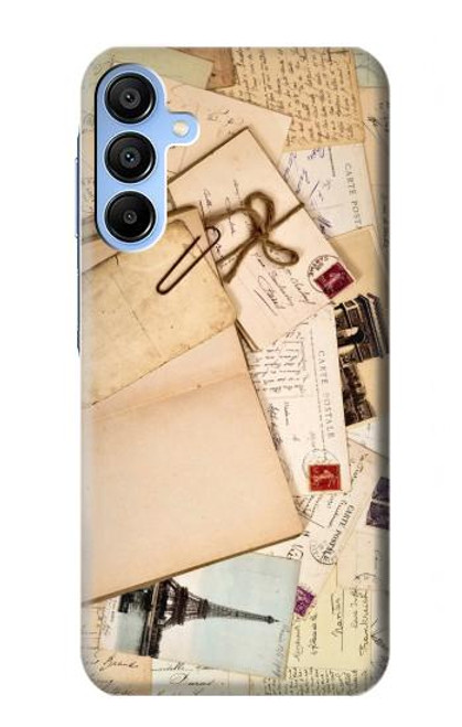 W3397 Postcards Memories Hard Case and Leather Flip Case For Samsung Galaxy A15 5G