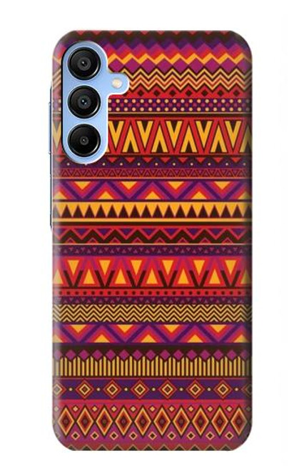 W3404 Aztecs Pattern Hard Case and Leather Flip Case For Samsung Galaxy A15 5G