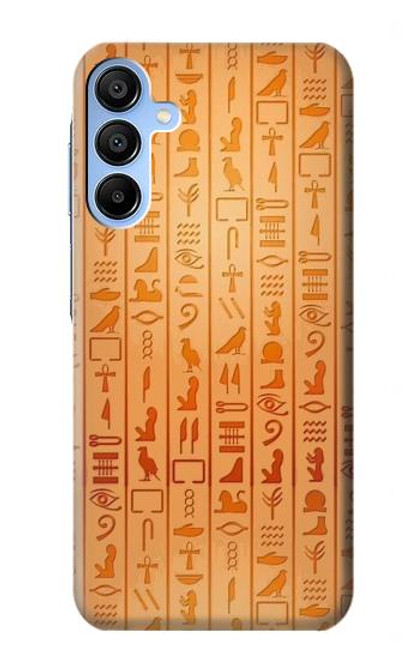 W3440 Egyptian Hieroglyphs Hard Case and Leather Flip Case For Samsung Galaxy A15 5G