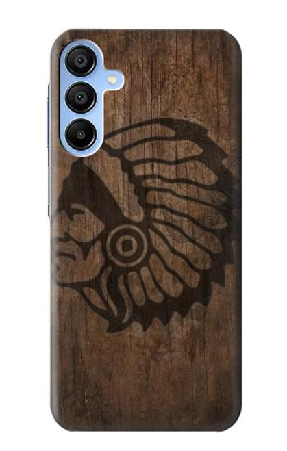 W3443 Indian Head Hard Case and Leather Flip Case For Samsung Galaxy A15 5G