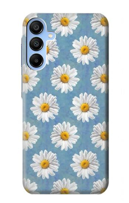 W3454 Floral Daisy Hard Case and Leather Flip Case For Samsung Galaxy A15 5G