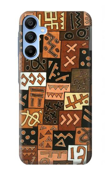 W3460 Mali Art Pattern Hard Case and Leather Flip Case For Samsung Galaxy A15 5G