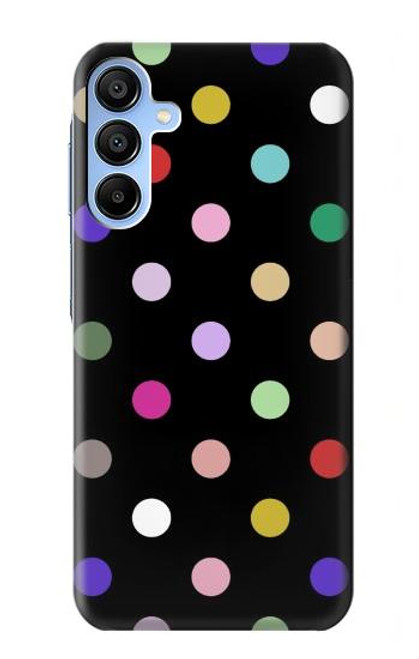 W3532 Colorful Polka Dot Hard Case and Leather Flip Case For Samsung Galaxy A15 5G