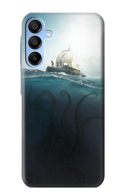 W3540 Giant Octopus Hard Case and Leather Flip Case For Samsung Galaxy A15 5G