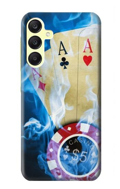 W0348 Casino Hard Case and Leather Flip Case For Samsung Galaxy A25 5G