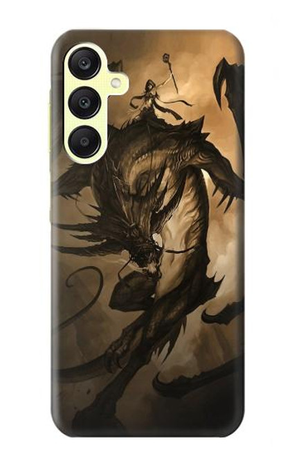 W0388 Dragon Rider Hard Case and Leather Flip Case For Samsung Galaxy A25 5G