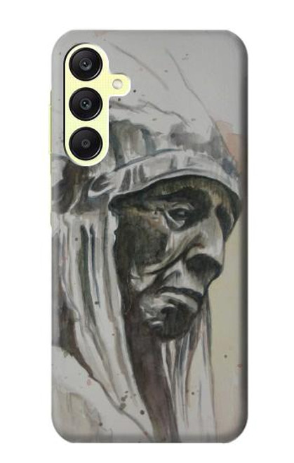 W0792 Indian Chief Hard Case and Leather Flip Case For Samsung Galaxy A25 5G