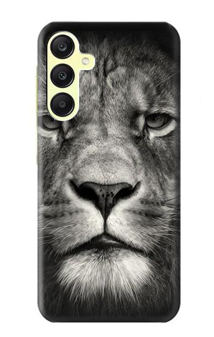 W1352 Lion Face Hard Case and Leather Flip Case For Samsung Galaxy A25 5G