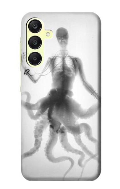 W1432 Skull Octopus X-ray Hard Case and Leather Flip Case For Samsung Galaxy A25 5G