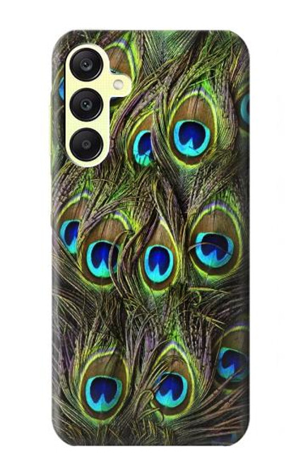 W1965 Peacock Feather Hard Case and Leather Flip Case For Samsung Galaxy A25 5G