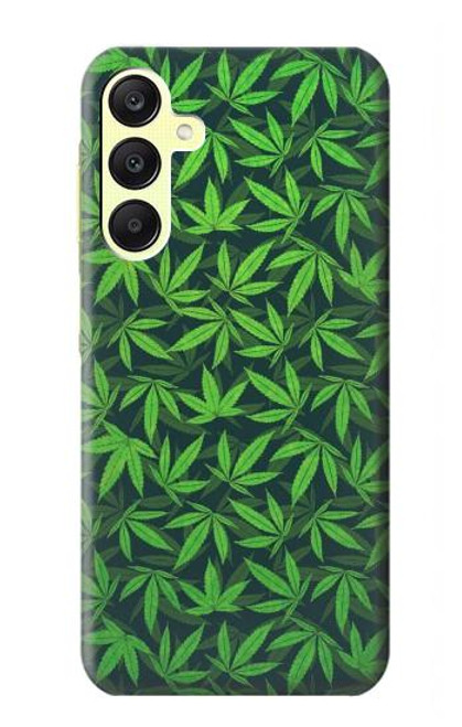 W2666 Marijuana Pattern Hard Case and Leather Flip Case For Samsung Galaxy A25 5G