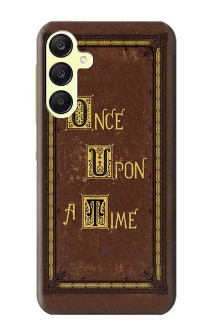W2824 Once Upon a Time Book Cover Hard Case and Leather Flip Case For Samsung Galaxy A25 5G
