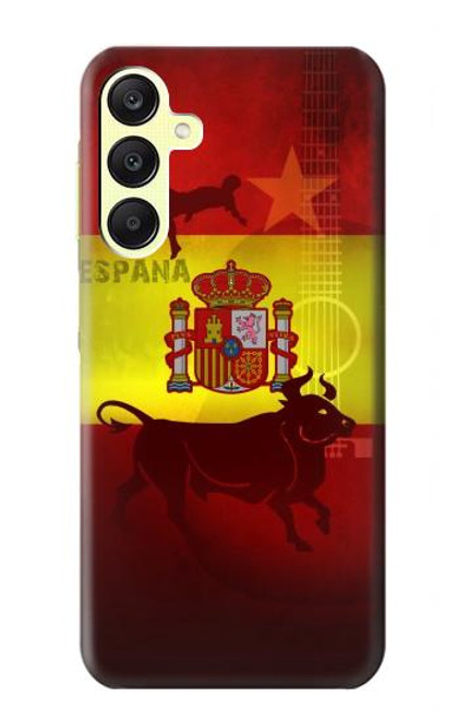 W2984 Spain Football Soccer Hard Case and Leather Flip Case For Samsung Galaxy A25 5G