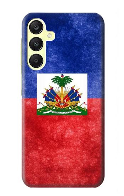 W3022 Haiti Flag Hard Case and Leather Flip Case For Samsung Galaxy A25 5G