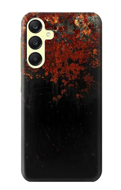 W3071 Rusted Metal Texture Graphic Hard Case and Leather Flip Case For Samsung Galaxy A25 5G