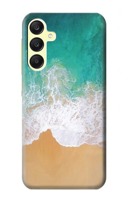 W3150 Sea Beach Hard Case and Leather Flip Case For Samsung Galaxy A25 5G