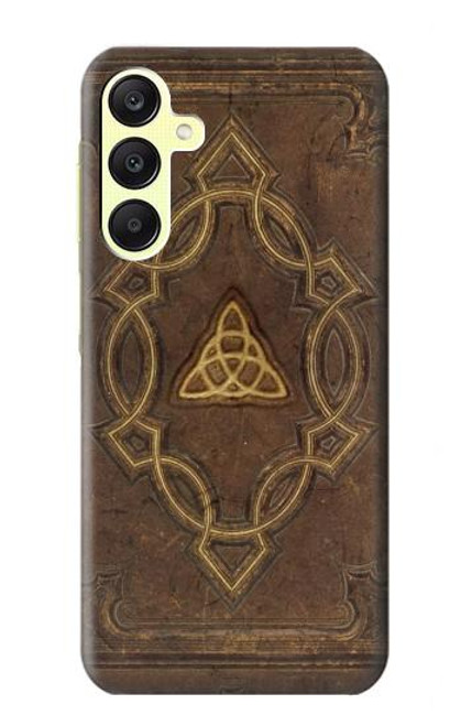 W3219 Spell Book Cover Hard Case and Leather Flip Case For Samsung Galaxy A25 5G