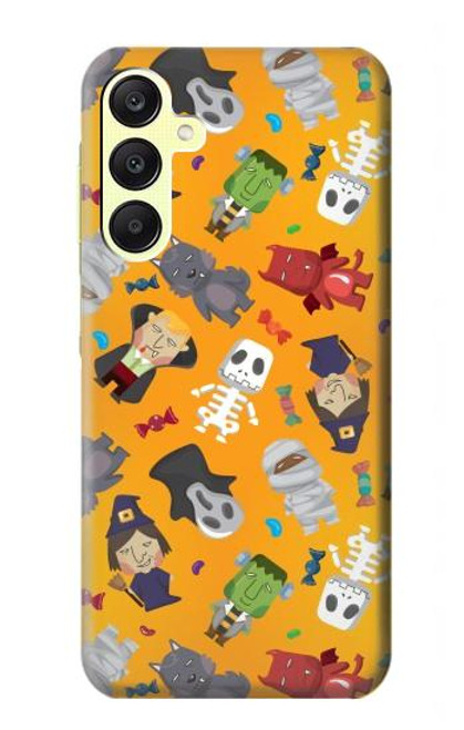 W3275 Cute Halloween Cartoon Pattern Hard Case and Leather Flip Case For Samsung Galaxy A25 5G