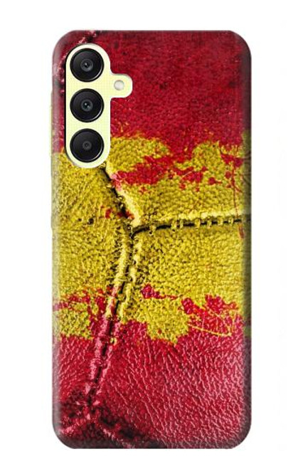 W3315 Spain Flag Vintage Football Graphic Hard Case and Leather Flip Case For Samsung Galaxy A25 5G