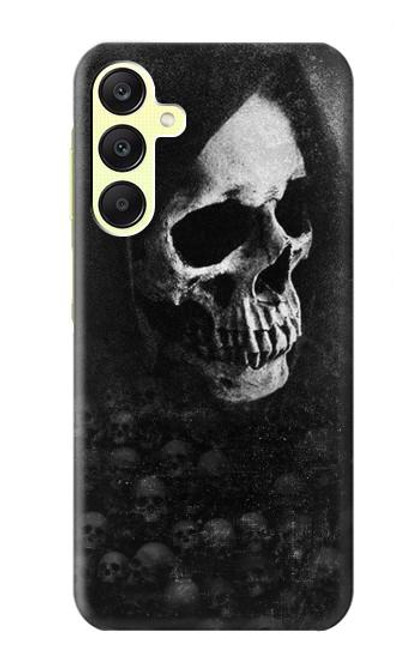 W3333 Death Skull Grim Reaper Hard Case and Leather Flip Case For Samsung Galaxy A25 5G