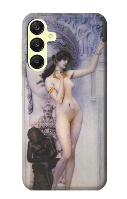 W3353 Gustav Klimt Allegory of Sculpture Hard Case and Leather Flip Case For Samsung Galaxy A25 5G