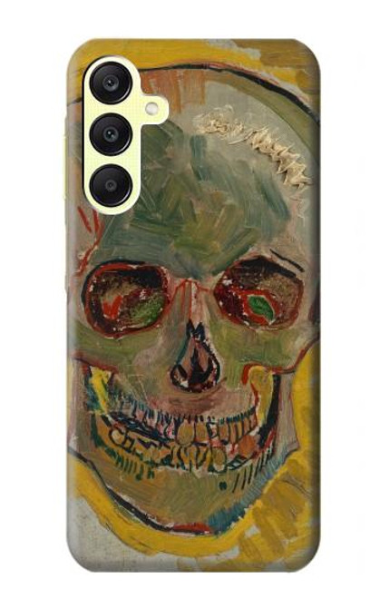 W3359 Vincent Van Gogh Skull Hard Case and Leather Flip Case For Samsung Galaxy A25 5G