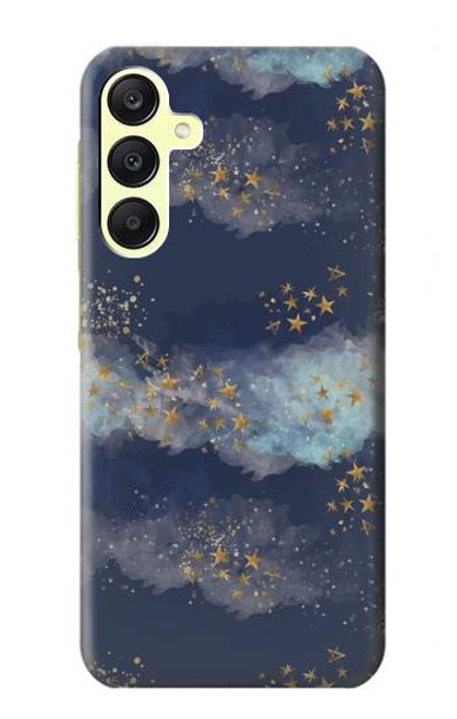 W3364 Gold Star Sky Hard Case and Leather Flip Case For Samsung Galaxy A25 5G