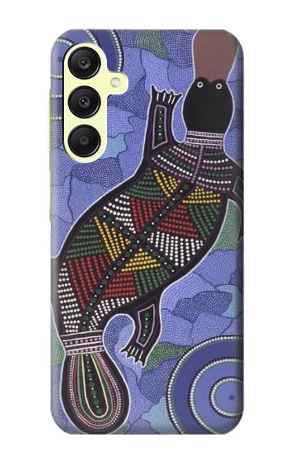 W3387 Platypus Australian Aboriginal Art Hard Case and Leather Flip Case For Samsung Galaxy A25 5G