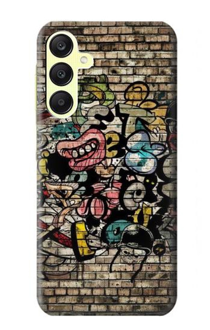 W3394 Graffiti Wall Hard Case and Leather Flip Case For Samsung Galaxy A25 5G