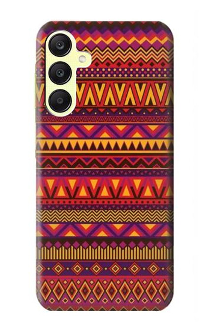 W3404 Aztecs Pattern Hard Case and Leather Flip Case For Samsung Galaxy A25 5G