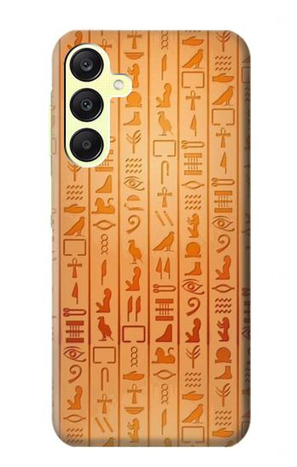 W3440 Egyptian Hieroglyphs Hard Case and Leather Flip Case For Samsung Galaxy A25 5G