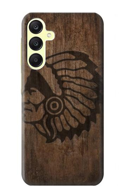 W3443 Indian Head Hard Case and Leather Flip Case For Samsung Galaxy A25 5G