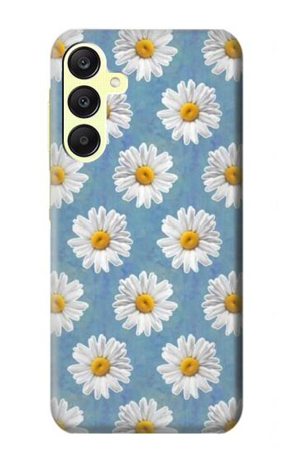 W3454 Floral Daisy Hard Case and Leather Flip Case For Samsung Galaxy A25 5G